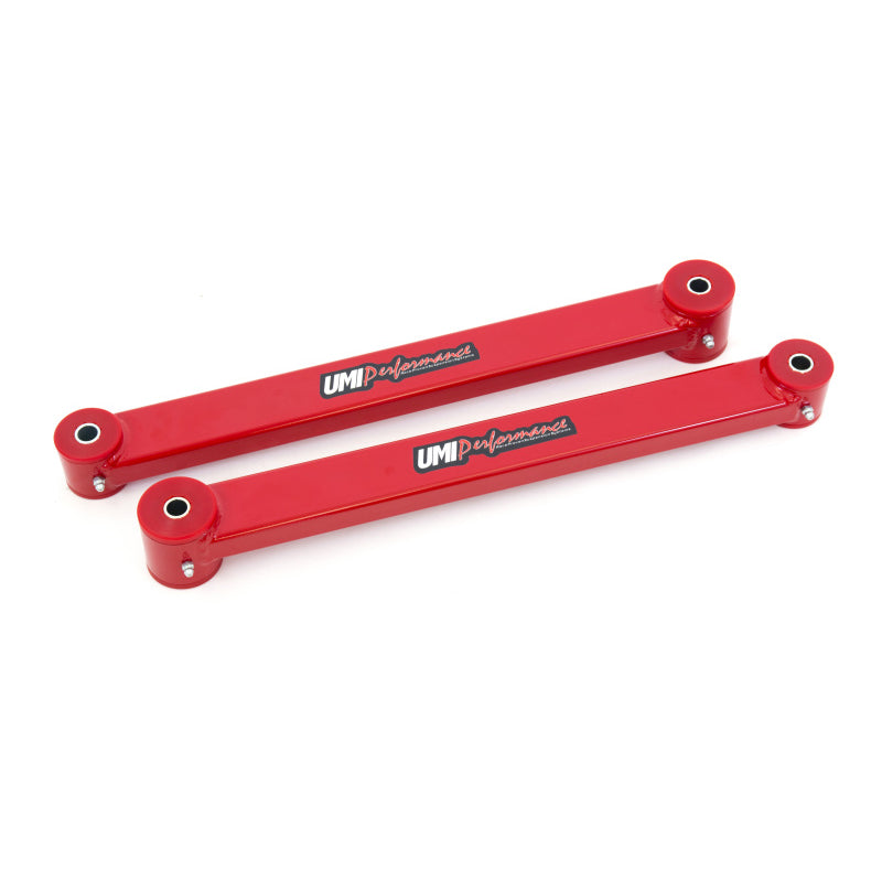 UMI Performance 2005-2014 Ford Mustang Budget Lower Control Arms - Rear - Boxed - Red