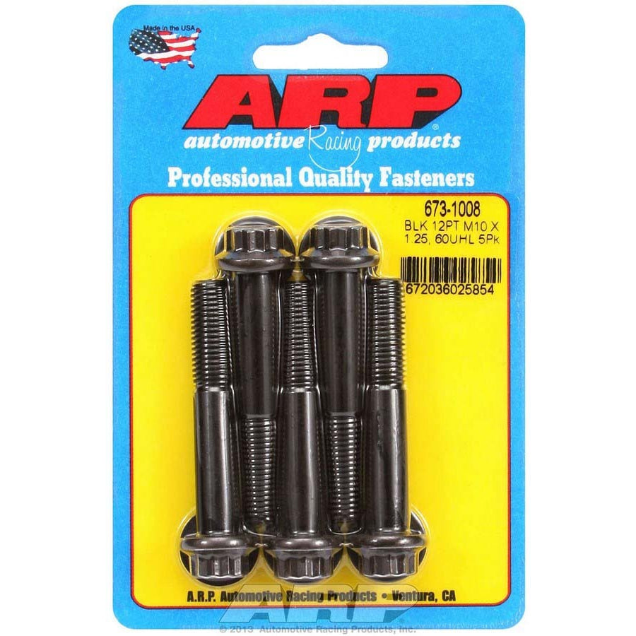 ARP Bolt Kit - 12 Point (5) 10mm x 1.25 x 60mm