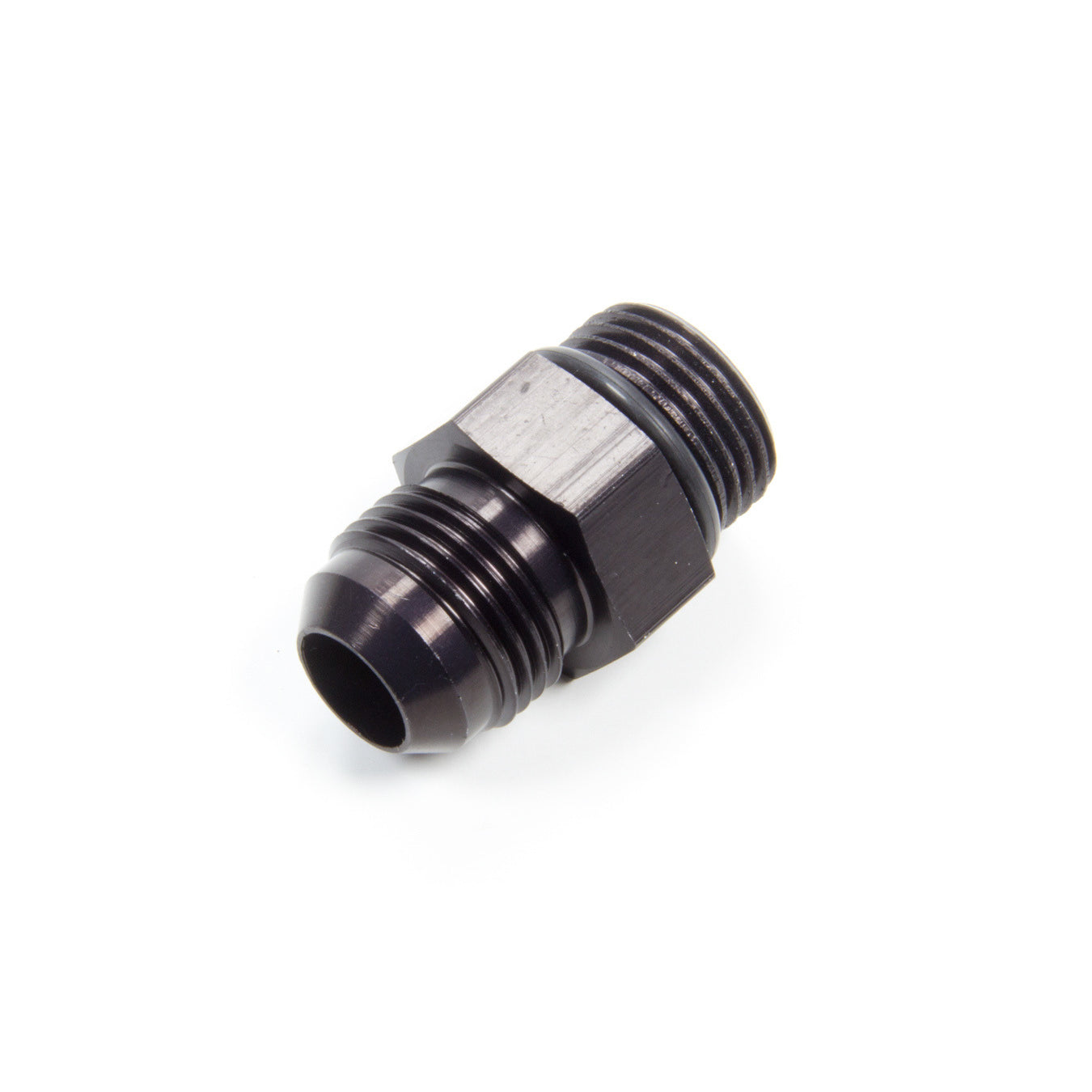 Aeroquip Black Aluminum -10 AN O-Ring Boss to -10 Male AN Adapter