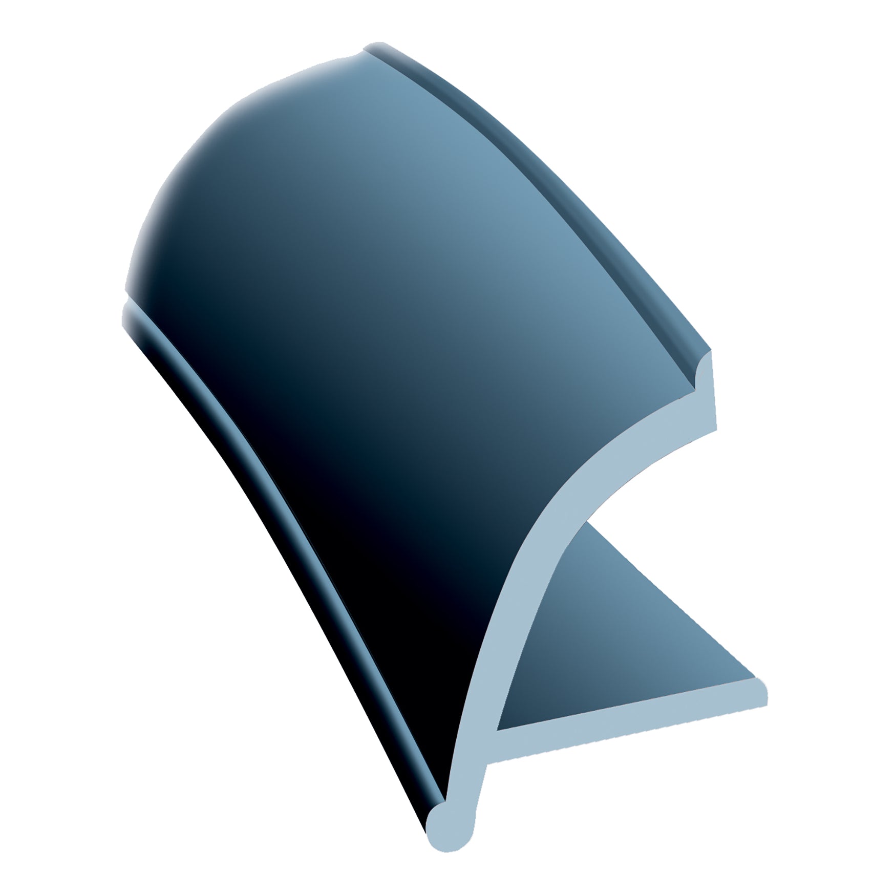 Pacer Performance Flexy Flares Fender Flare - 2 Piece - 1-3/4" Wide - 72" Long - Screw-In - Rubber - Black