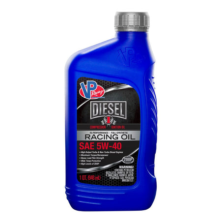 VP Racing CL1 Diesel Motor Oil - 5W40 - HiPerformance - 1 qt Bottle