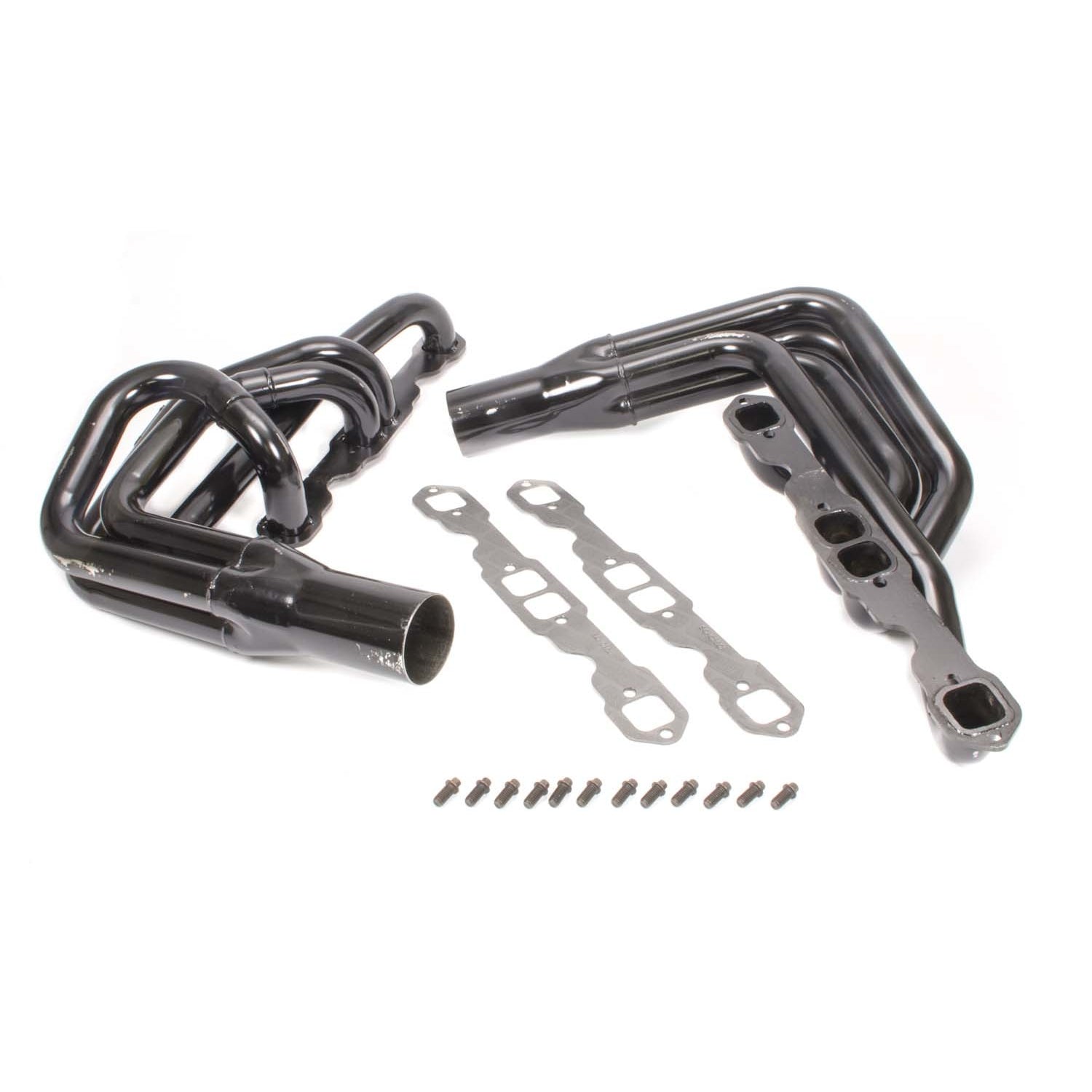 Schoenfeld Headers IMCA-UMP Stock Car Headers 1-5/8" Primary 3" Collector Steel - Black Paint