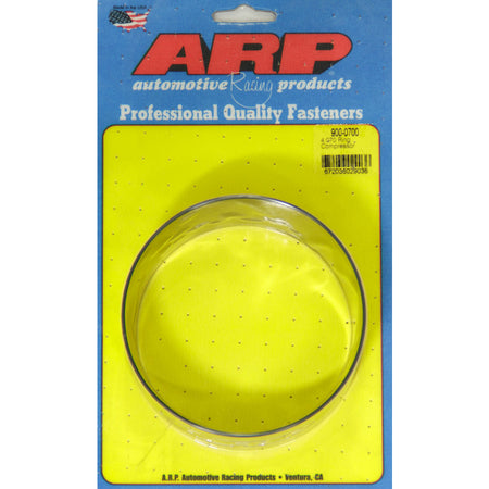 ARP 4.070" Bore Piston Ring Compressor Tapered Billet Aluminum Black Anodize - Each