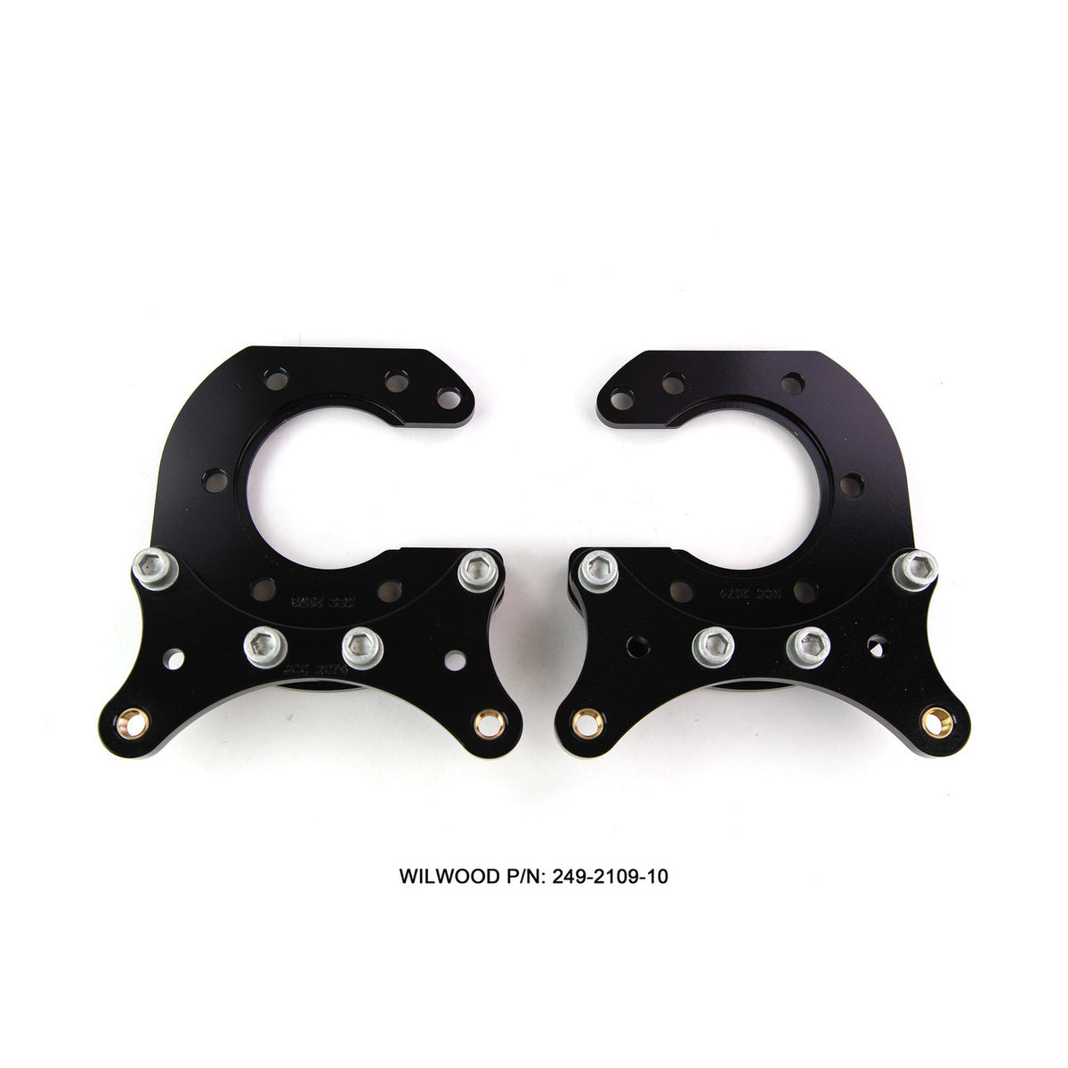 Wilwood Aluminum Caliper Brackets (2) - Pro-Street Rear - Big Ford - 2.50" Offset