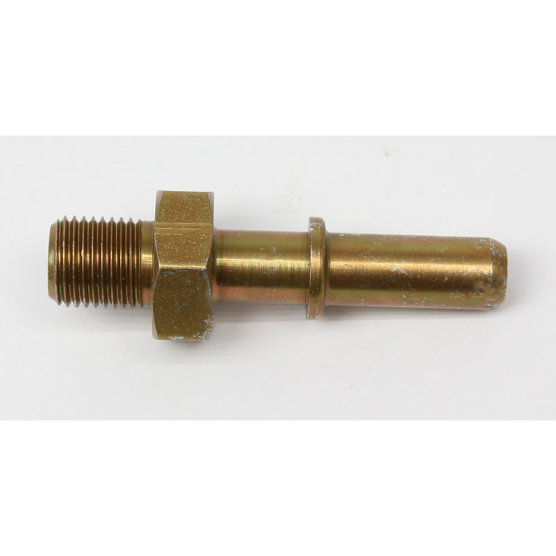 Walbro Fuel Pump Adapter Fitting Straight 10 mm x 1 to Bundy Steel - Chromate