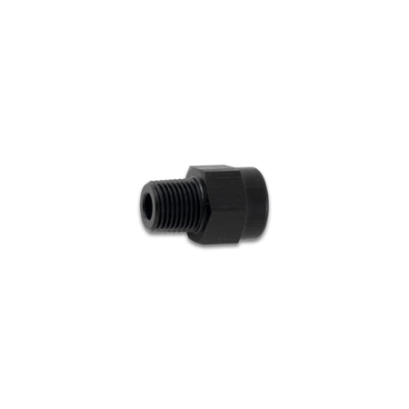 Vibrant Performance Straight 1/8 in NPT Male to 1/8 in BSPT Female Adapter - Black