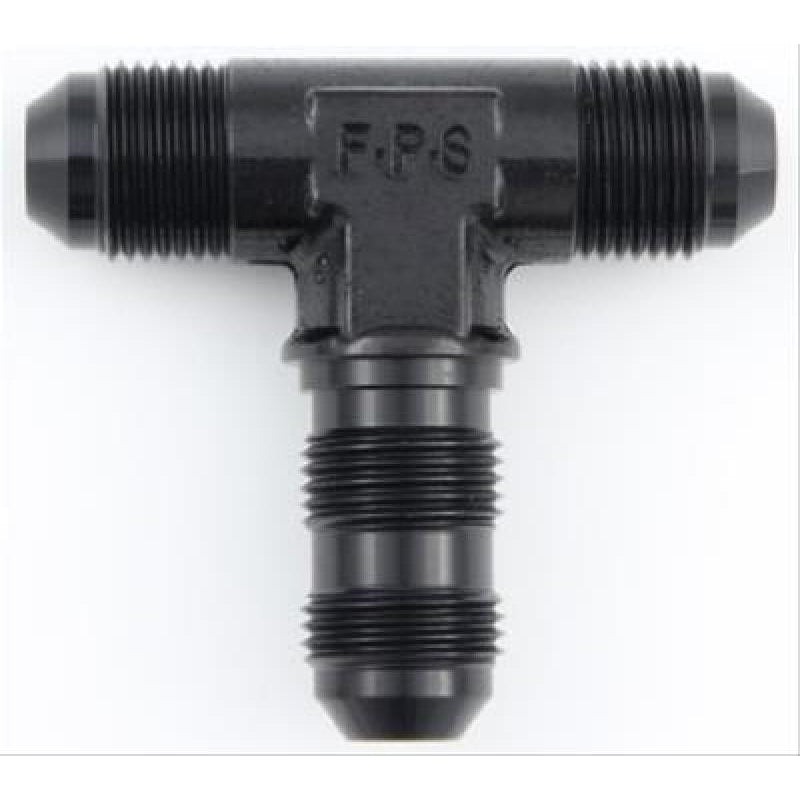 Fragola -8 AN Bulkhead Tee Adapter - Black