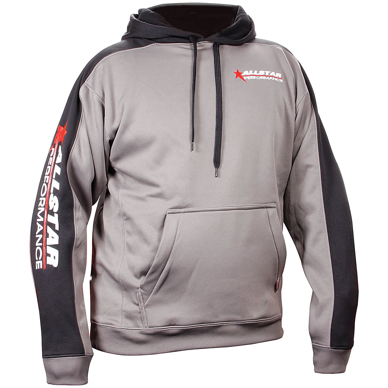 Allstar Performance Allstar Hooded Sweatshirt Silver/Black - XXX-Large