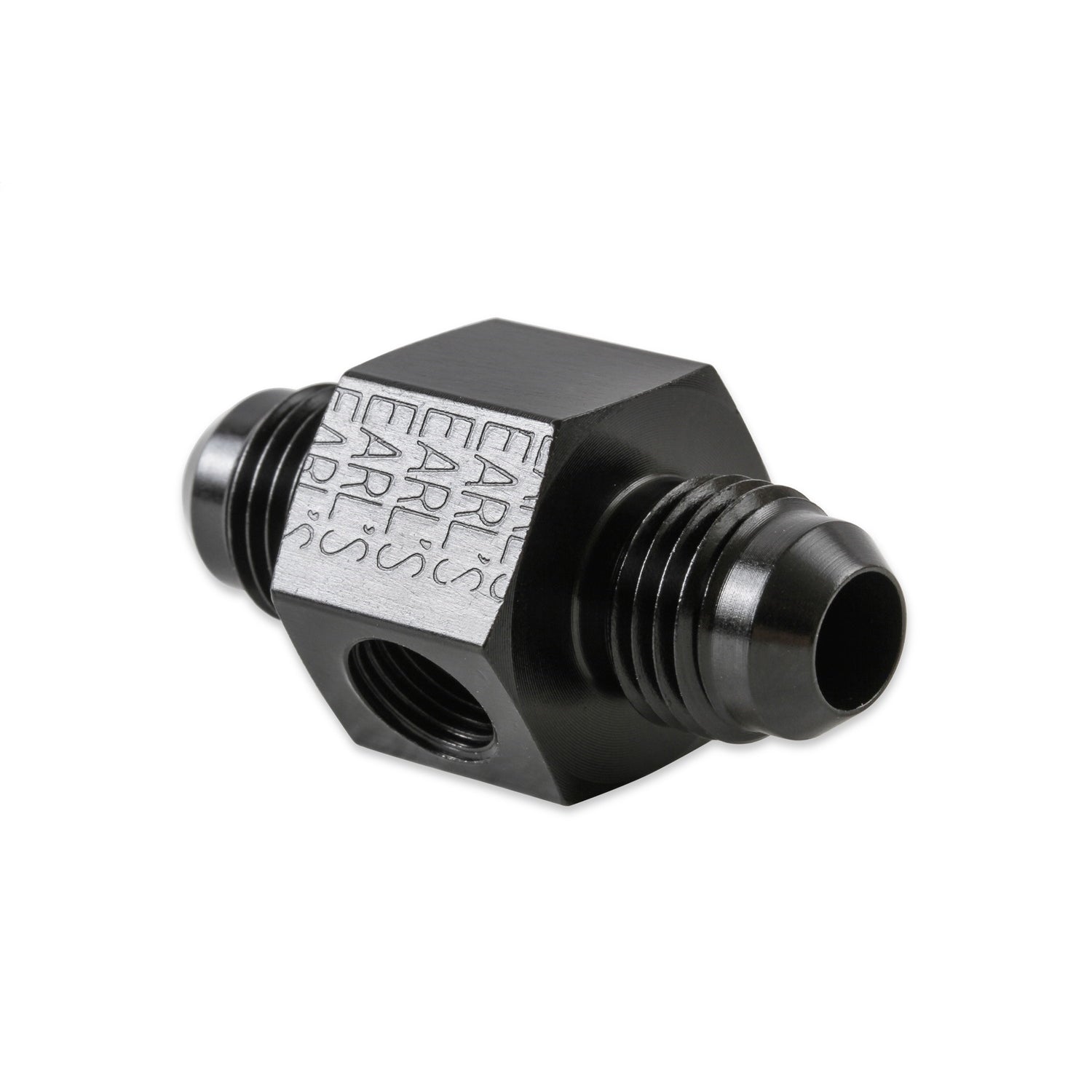 Earl's Products Gauge Adapter Fitting Straight 6 AN Male to 6 AN Male 1/8" NPT Gauge Port