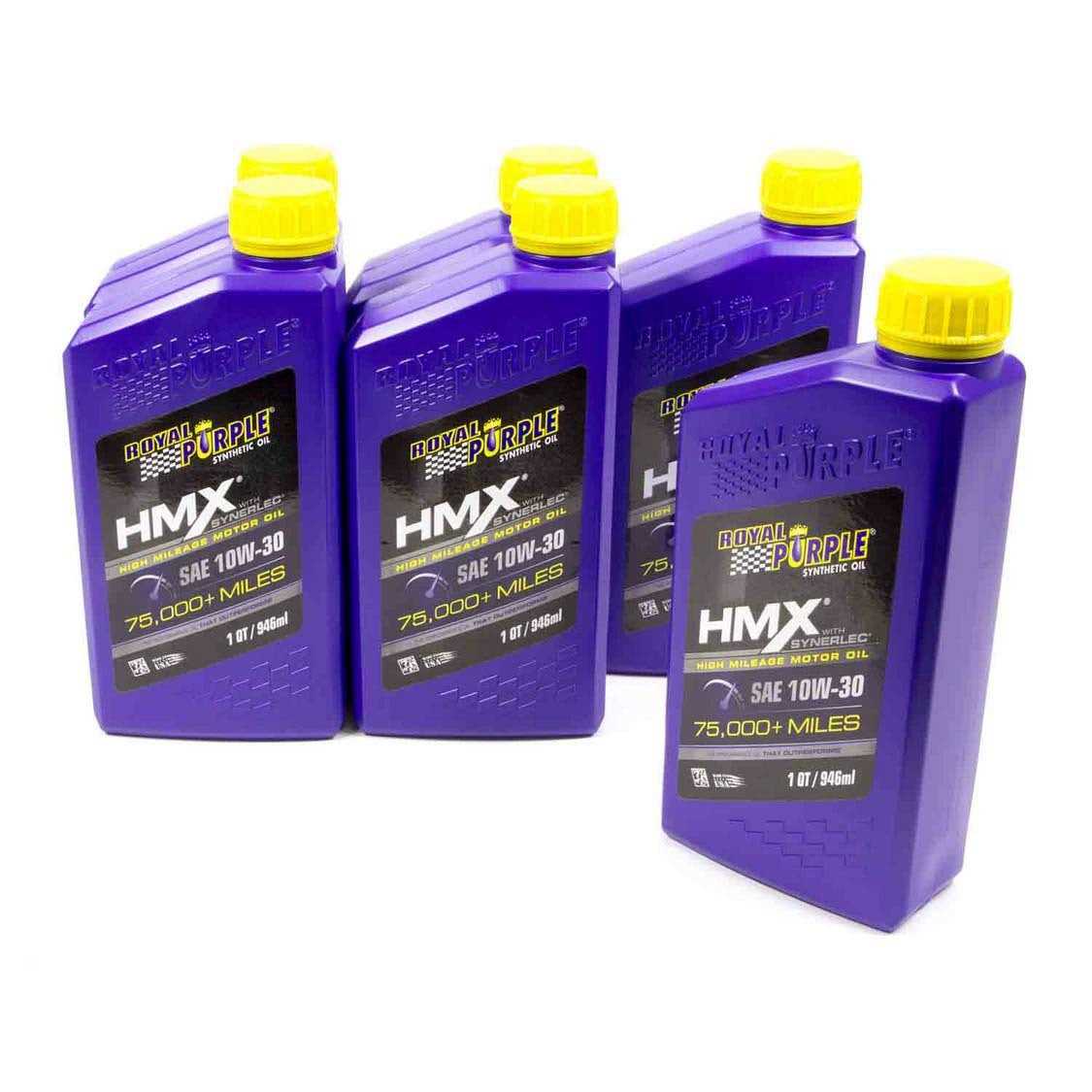 Royal Purple HMX™ High Mileage Synthetic Motor Oil -10w30 - 1 Quart (Case of 6)