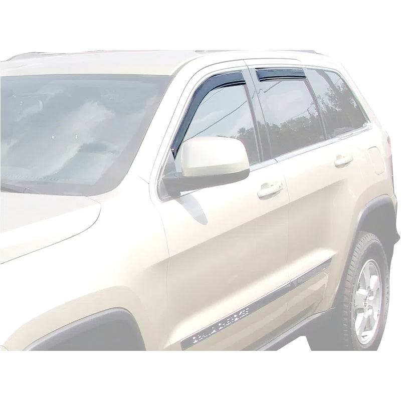 Auto Ventshade In-Channel Ventvisor - Front/Rear - Smoke - Jeep Grand Cherokee 2022