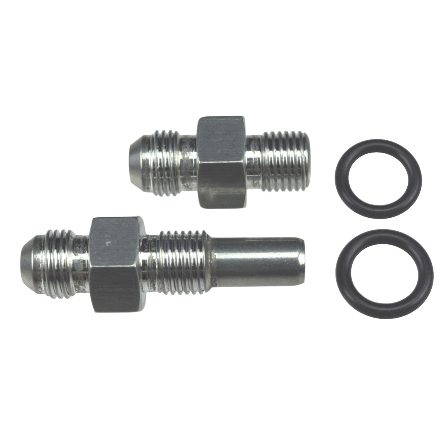 ICT Billet Straight 6 AN Male to 6 AN Male O-Ring Transmission Adapter - 4L80E (Pair)