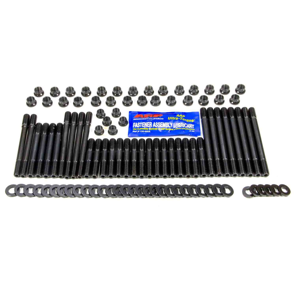ARP Cylinder Head Stud Kit - 12 Point Nuts - Chromoly - Black Oxide - Small Block Chevy 234-4320
