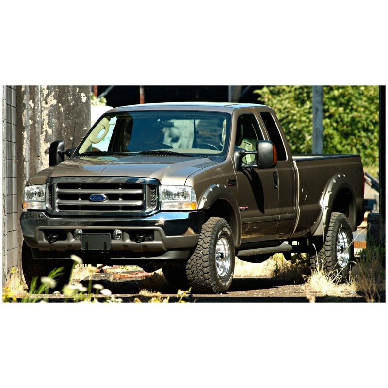 Bushwacker Pocket Style Front / Rear Fender Flare - 2 in Wide - Black - Ford Fullsize Truck 1999-2007