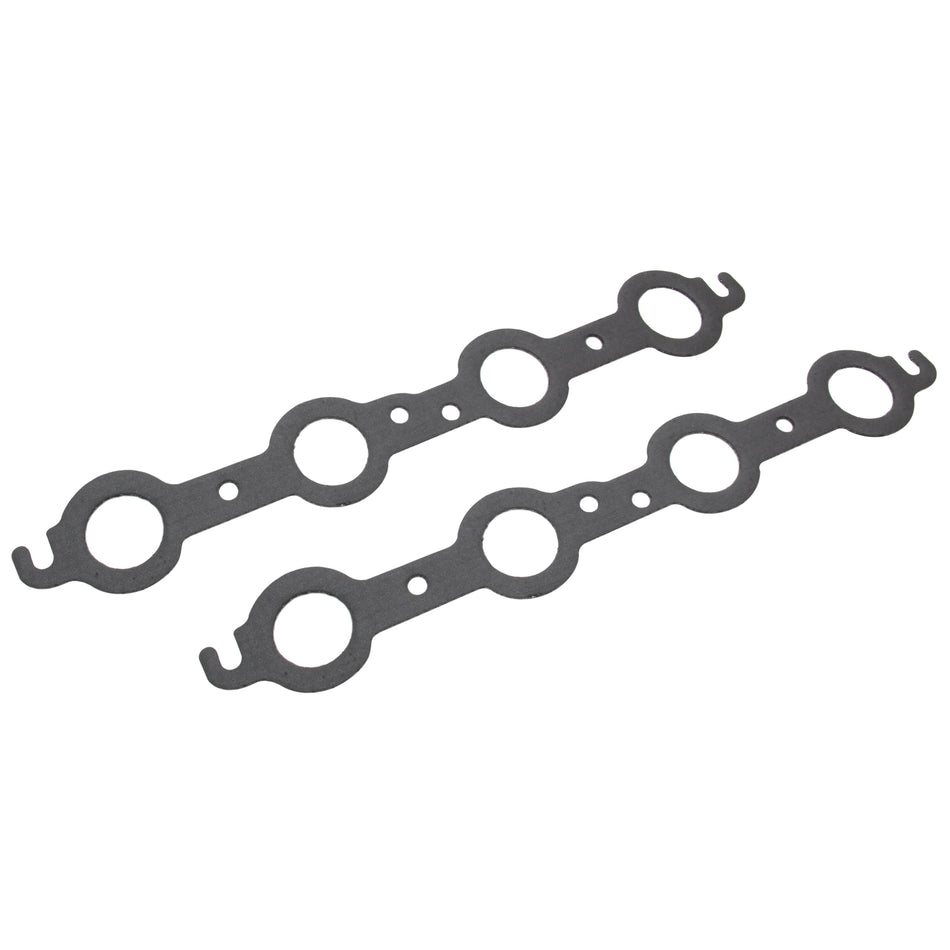 Hedman Hedders Exhaust Header / Manifold Gasket - 1.530 in Round Port - Steel Core Laminate - GM LS-Series - Pair