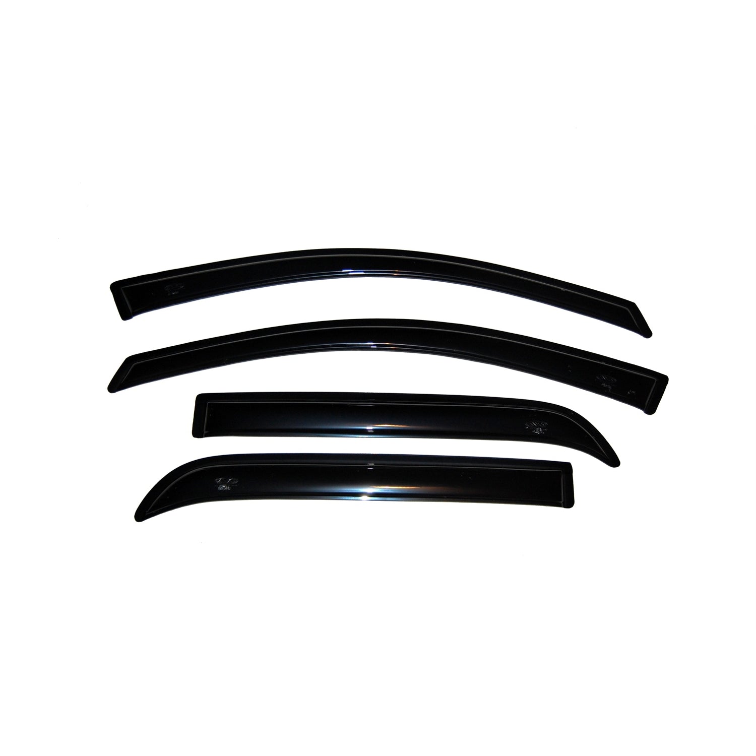 Lund Original Ventvisor Front / Rear Side Window Visor - Stick-On - Dark Smoke - GM Full SUV 2007-13