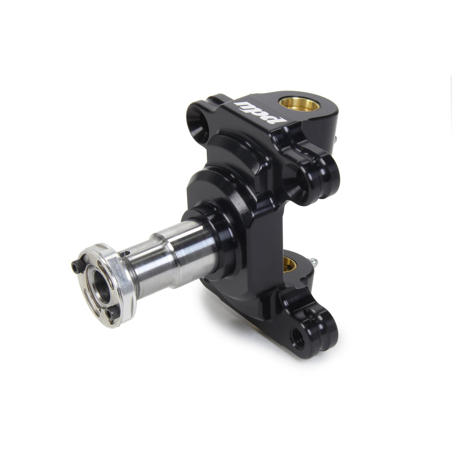 MPD Spindle - Front - Steel Snout - Aluminum - Black Paint