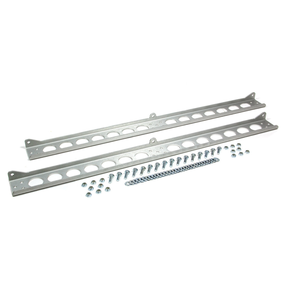 Derale Stacked Plate Cooler Easy Fit Mounting Brackets - Dual