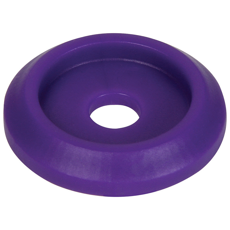 Allstar Performance Countersunk Body Bolt Washer - 1/4" ID - 1" OD - Plastic - Purple (Set of 50)