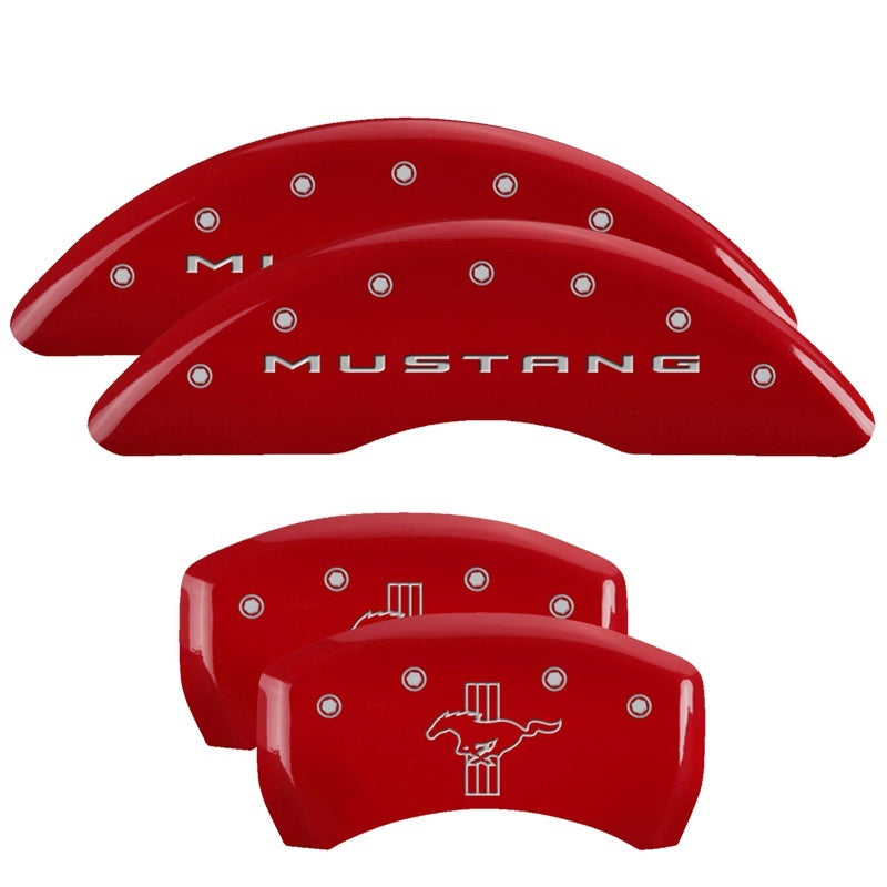 MGP Caliper Covers Brake Caliper Cover - Mustang Script Front Logo