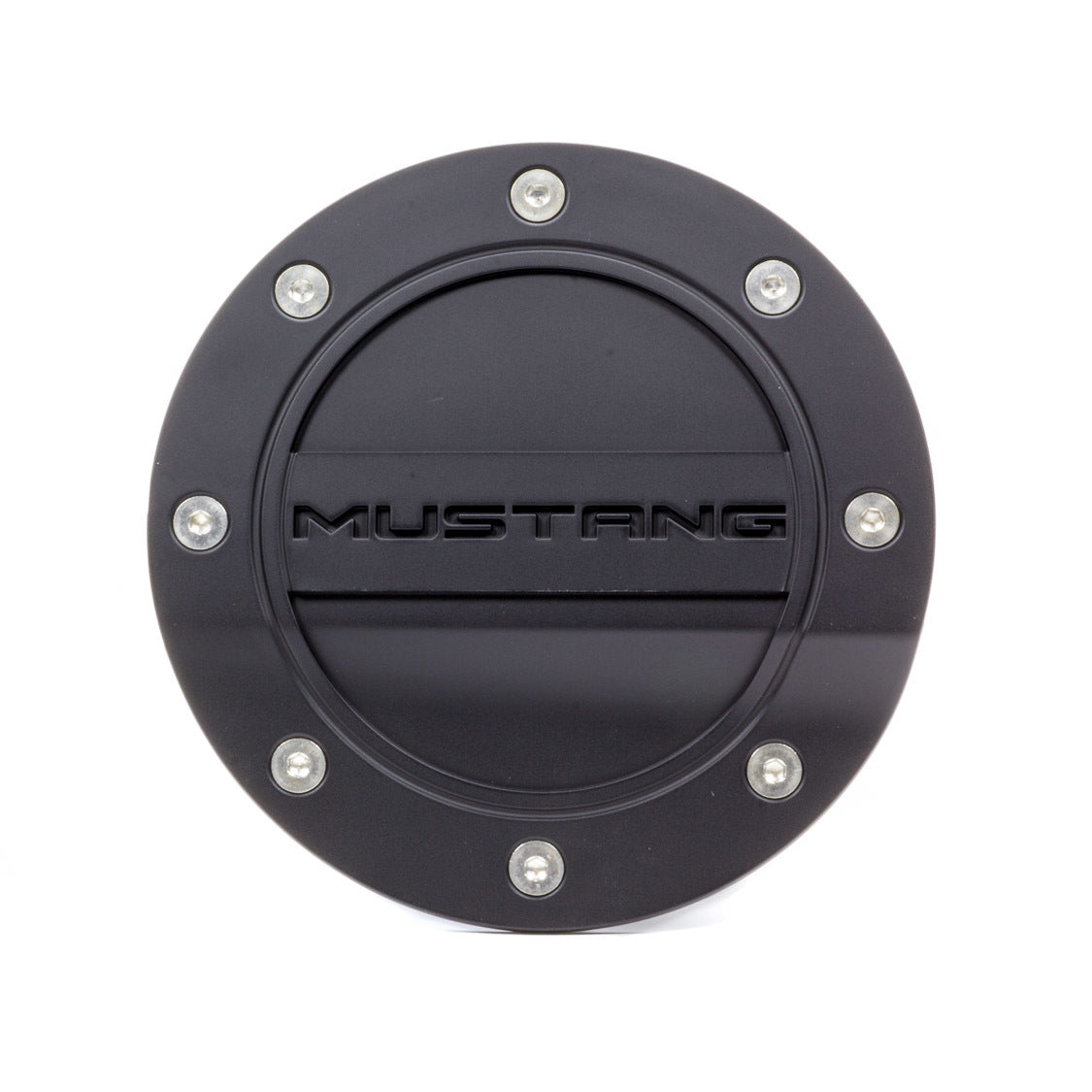 Drake Muscle Cars Fuel Door Mustang Black 15- Mustang