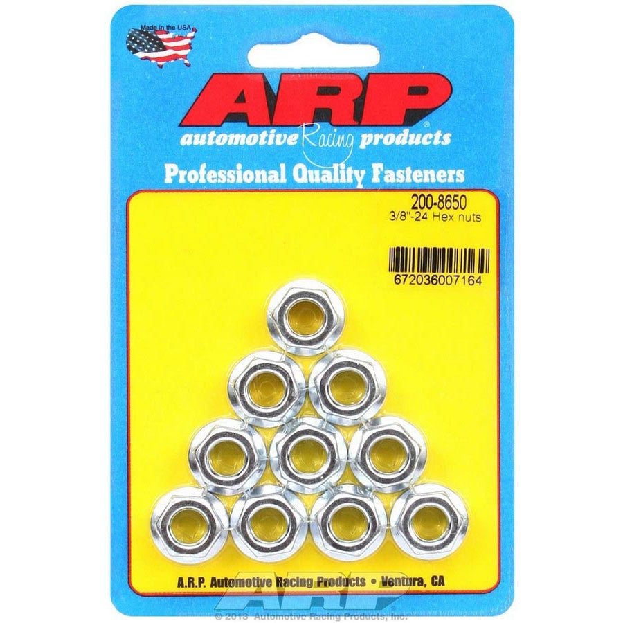 ARP Hex Nuts - 3/8-24 (10)