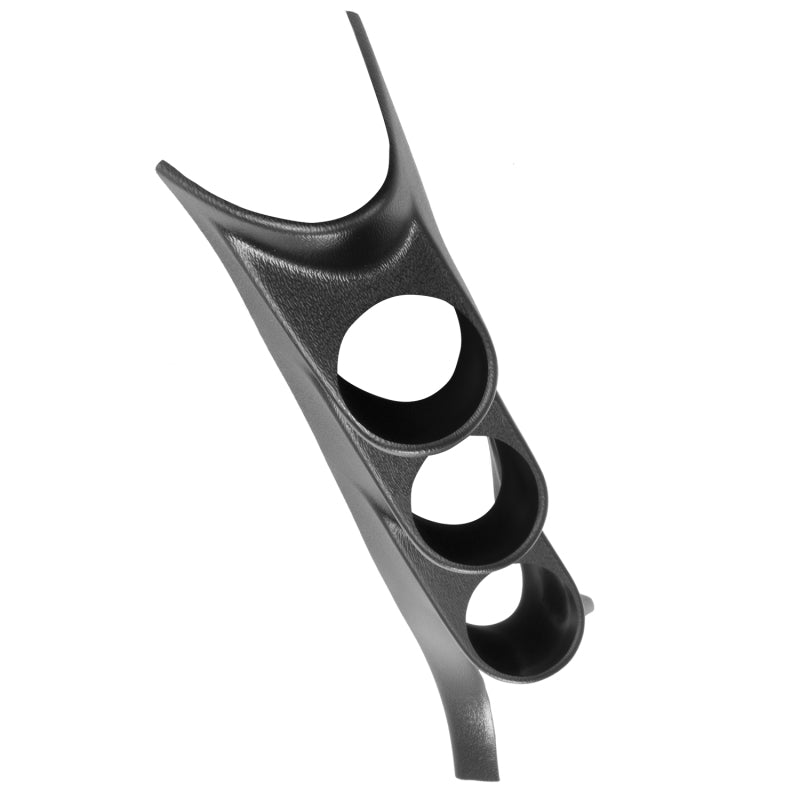 Auto Meter Pillar Gauge Pod - Three 2-1/16 in Diameter Gauges - Black - Hard Top - Ford Mustang 2005-09