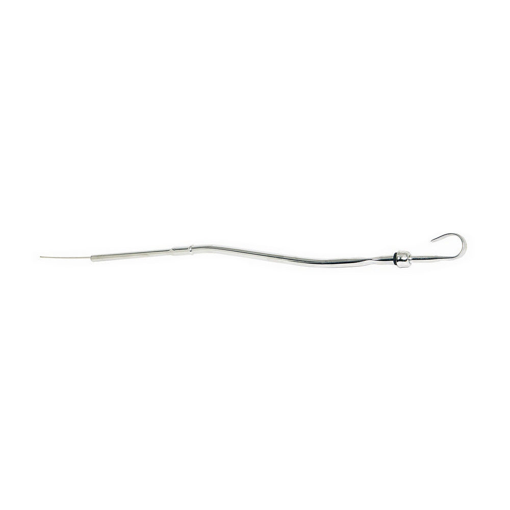 Mr. Gasket Engine Oil Dipstick - Solid Tube - Block Mount - Chrome - Oldsmobile V8