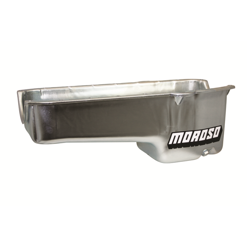 Moroso SB Chevy Stainless Steel Oil Pan - 5 Qt. Pre-80 Blocks