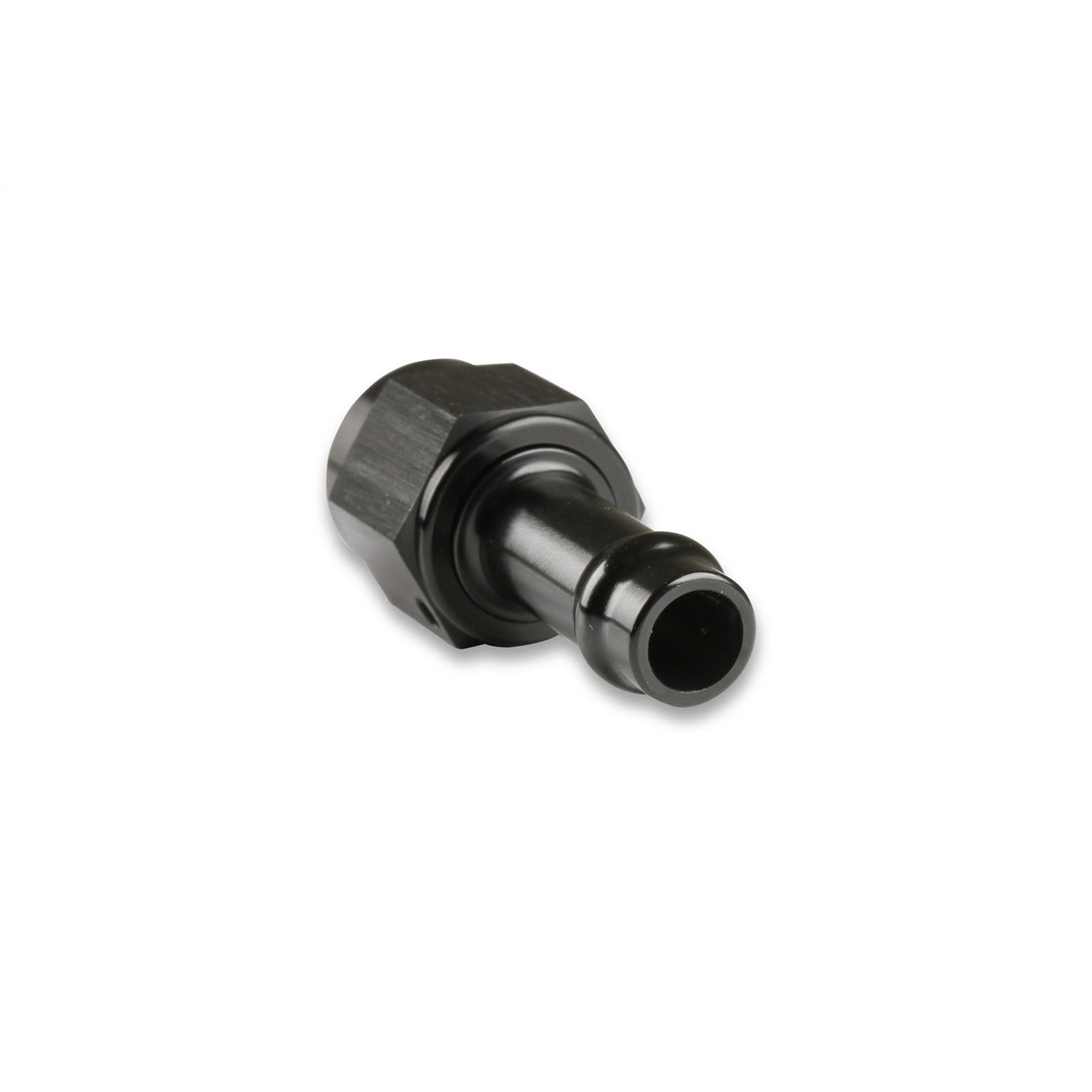 Earl's Vapor Guard - 6 AN Female Swivel to 5/16 in Hose Barb - Straight - Adapter - Black