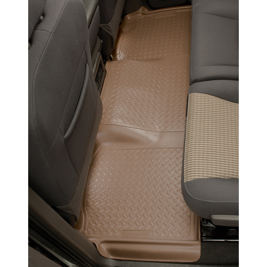 Husky Liners Classic Style 2nd Row Floor Liner - Black - Extended Cab - GM C/K Series 1988-2000