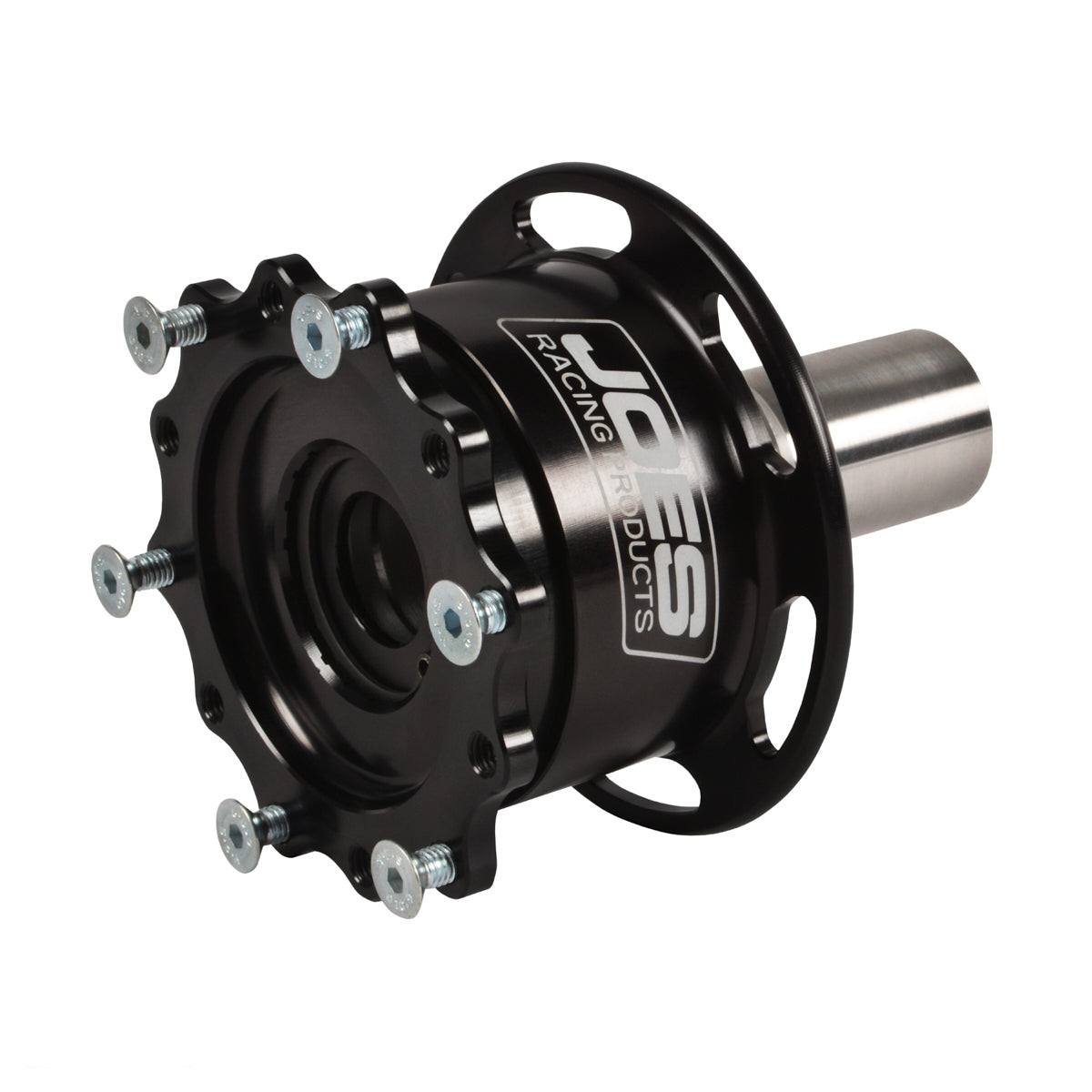 JOES Steering Wheel Quick Release - 360 Degree Release - Spline - Black - 3/4 in Shaft - Momo Steering Wheel