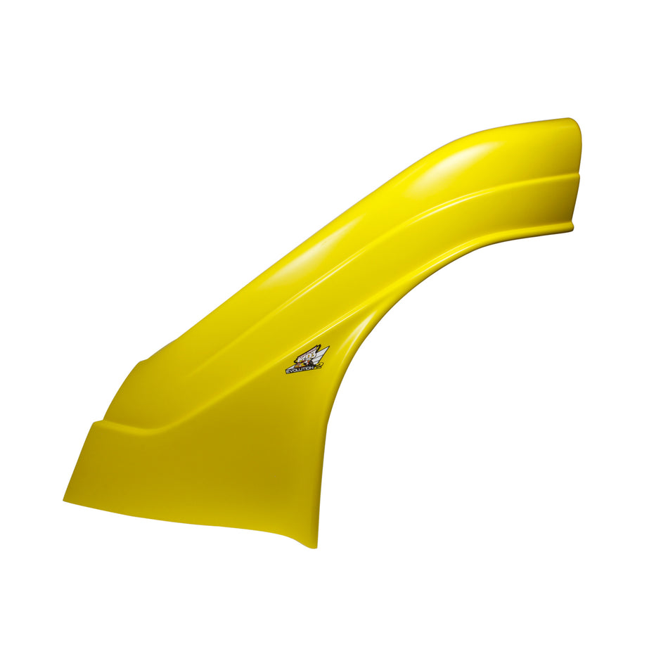 Fivestar MD3 Evolution 2 Dirt Late Model Upper Fender - Yellow Left