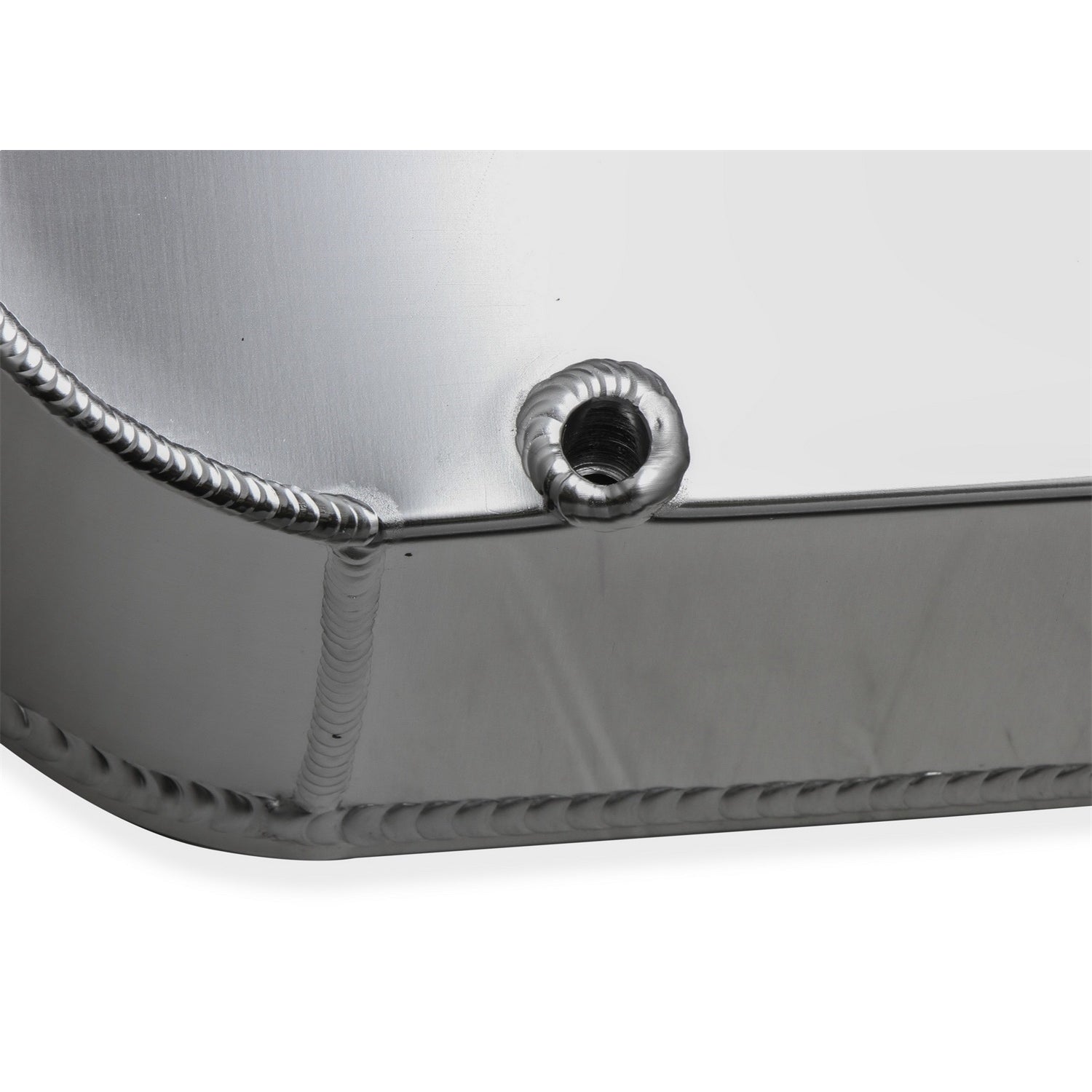 Sniper Fabricated Aluminum Valve Cover - Chevy Big Block - Silver Finish
