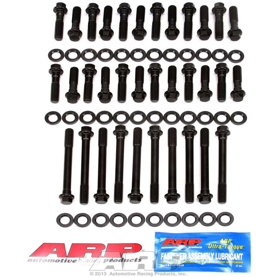 ARP High Performance Series Cylinder Head Bolt Kit - Hex Head - Chromoly - Black Oxide - OEM / Edelbrock RPM - Mopar B / RB-Series