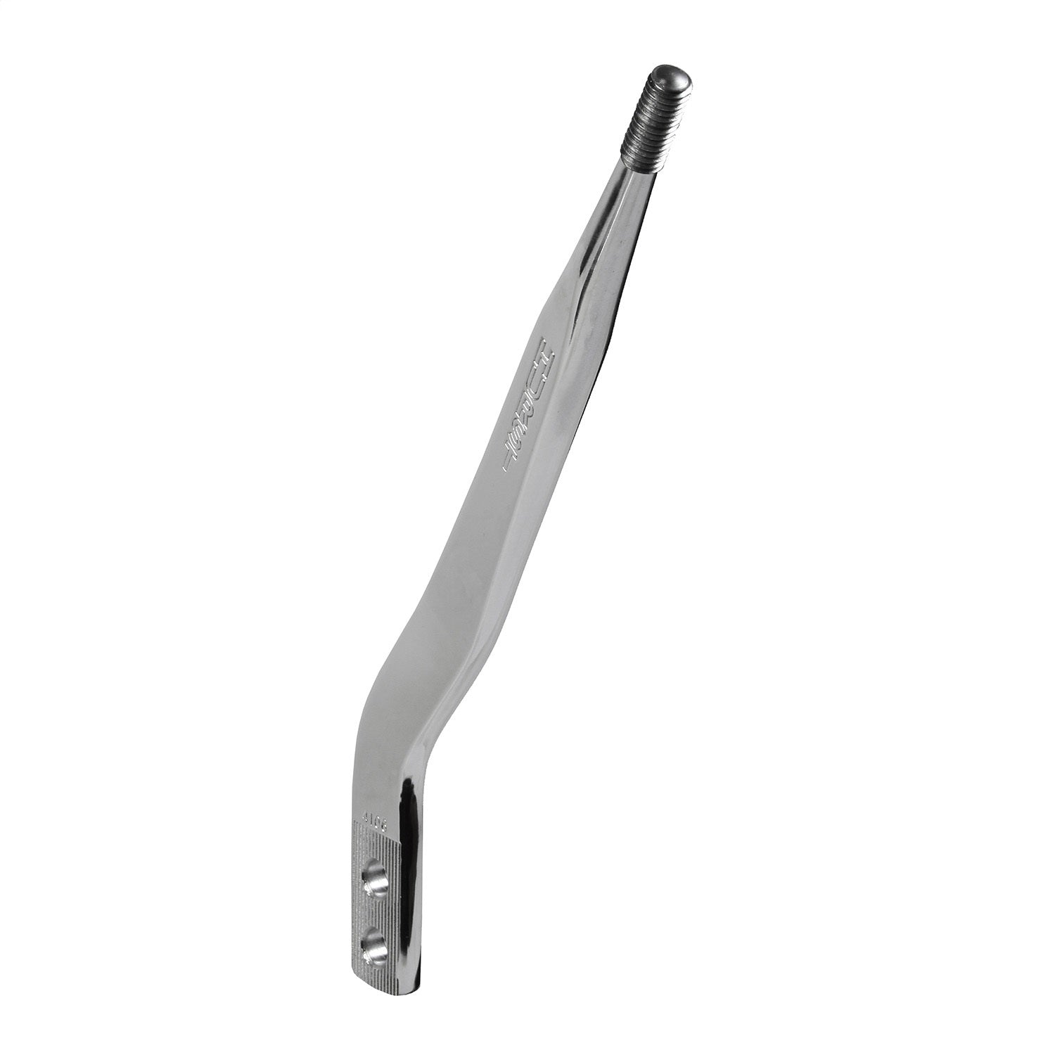 Hurst Competition Plus Single Bend Shifter Stick - 10 in - 3/8-16 in Thread - Chrome - Hurst Manual Shifters