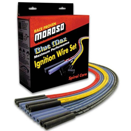 Moroso Blue Max Spiral Core Ignition Wire Set - 1973-89 Chrysler Cars w/ V8 Engines 1973-91 Chrysler Trucks w/ V8 Engines