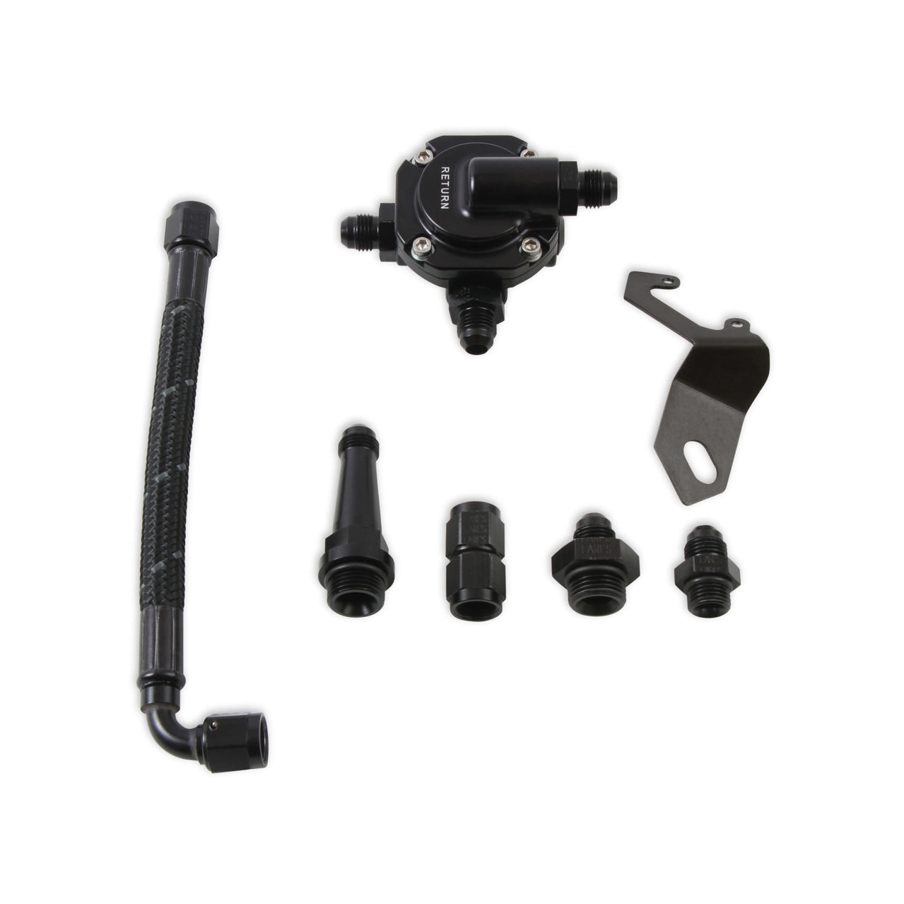 Holley Sniper EFI EFI Stealth Fuel Line - 6 AN Braided Stainless - Pressure Regulator