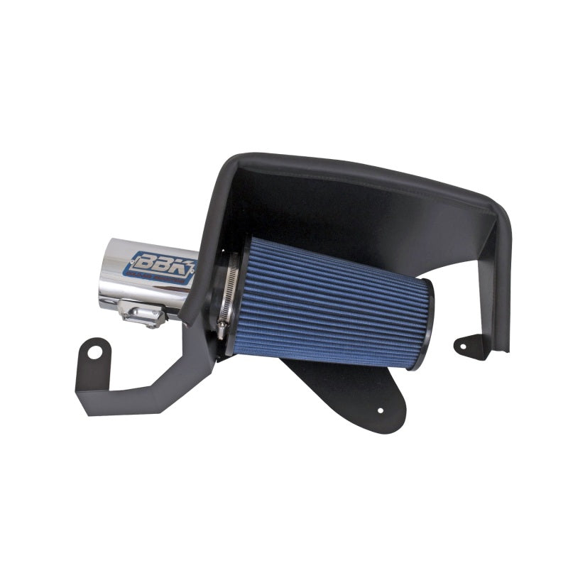 BBK Performance Power Plus Cold Air Intake - Reusable Oiled Filter - Chrome - Ford Modular