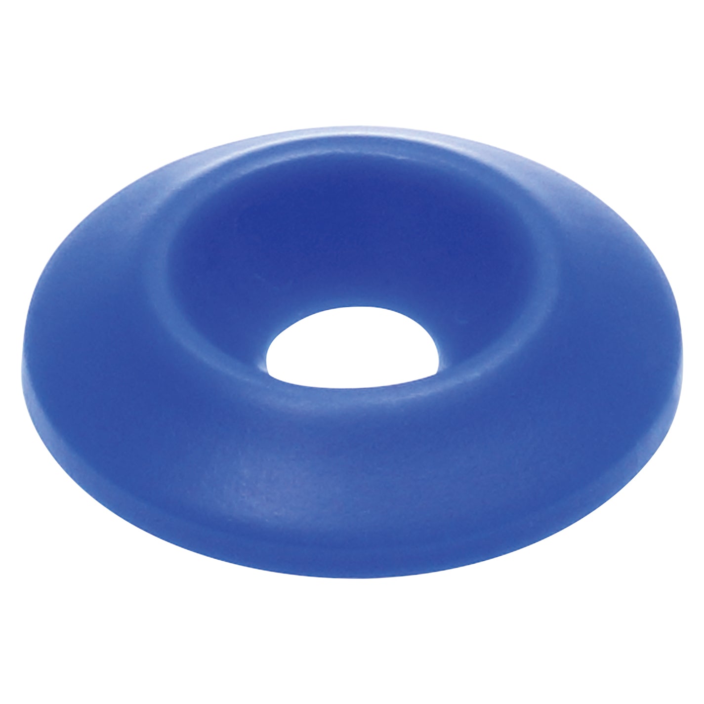 Allstar Performance Plastic Countersunk Washers - 1/4" x 1" - Blue (10 Pack)
