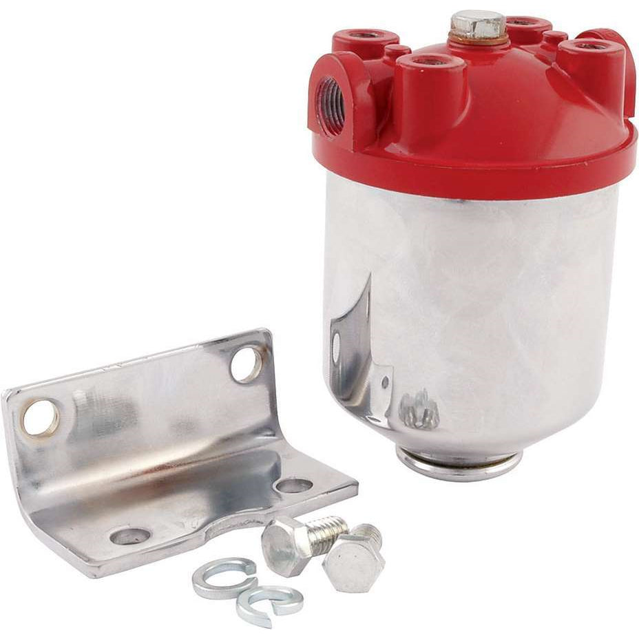 Allstar Performance Hi-Flow Chrome Fuel Filter