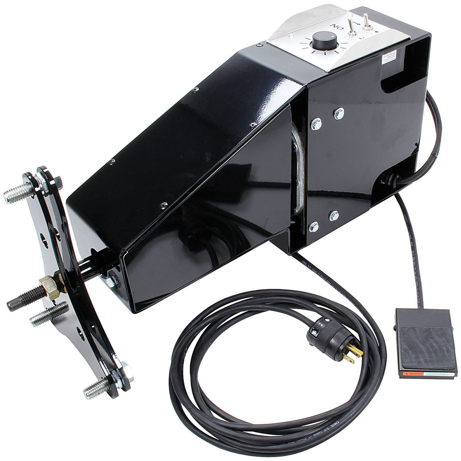 Allstar Performance 110V Tire Prep Stand Motor 4.5 RPM Foot Pedal/Wheel Mount 5 x 5/Wide 5 Wheels