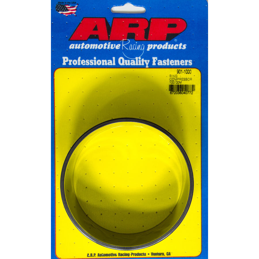 ARP 100.00 mm Bore Piston Ring Compressor Tapered Billet Aluminum Black Anodize - Each