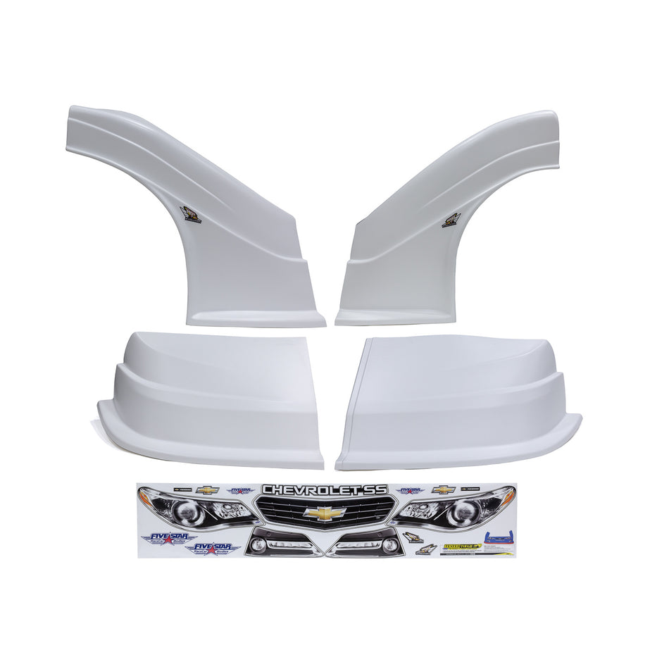 Fivestar MD3 Evolution Nose and Fender Combo Kit - Chevy SS - White (Flat RS Fender)