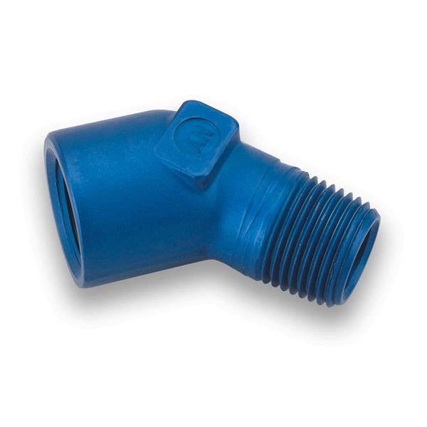 Earl's 45 Elbow - Internatl, External Pipe Thread - 1/4" NPT