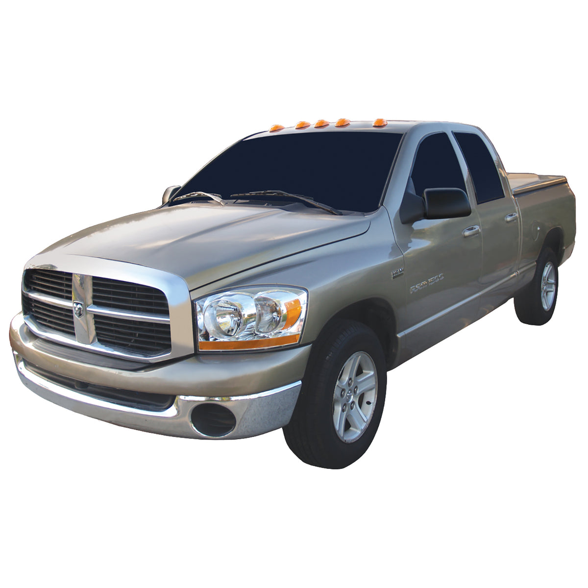 Pacer Performance Hi-5 Clearance Light - 2003-17 Dodge Style - 5-1/2 x 3-1/8 x 1-3/8 in - Incandescent - Amber