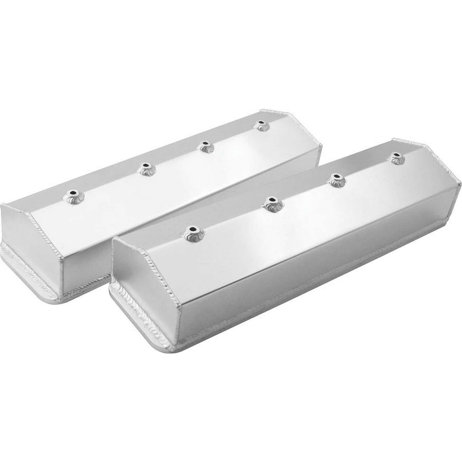 Allstar Performance Fabricated Aluminum Center Bolt Valve Covers - SB Chevy