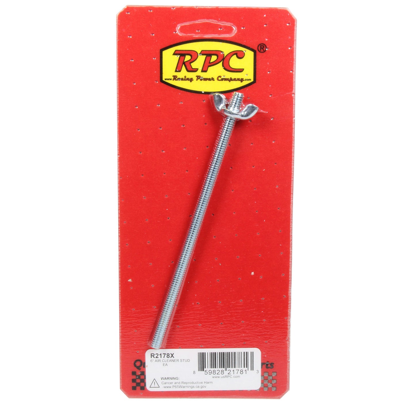 Racing Power 6" Air Cleaner Stud 1/4 -20