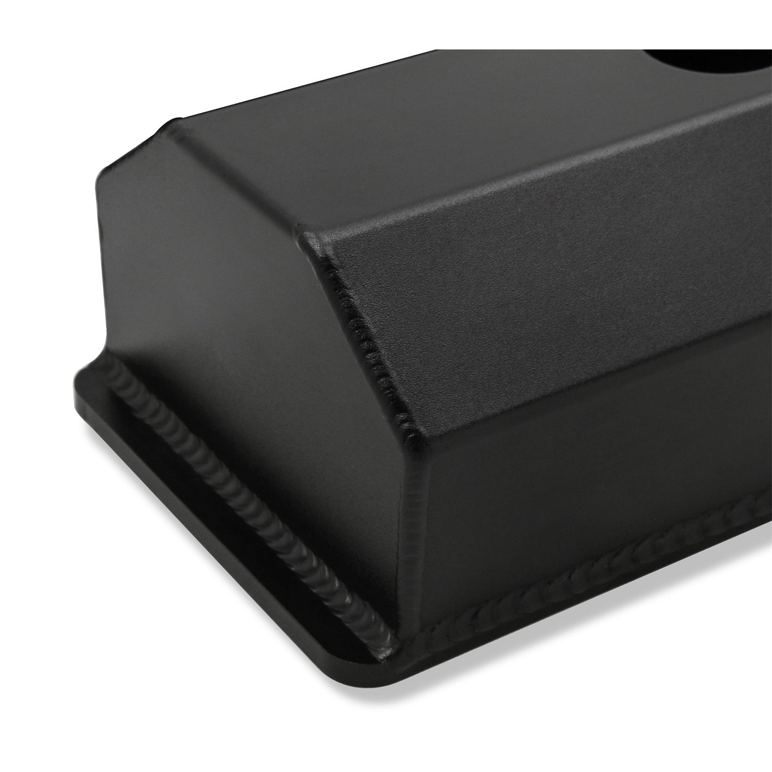 Holley GM Track Series Tall Valve Cover - Chevy Bowtie - Fabricated - Black Powder Coat - Small Block Chevy - Pair