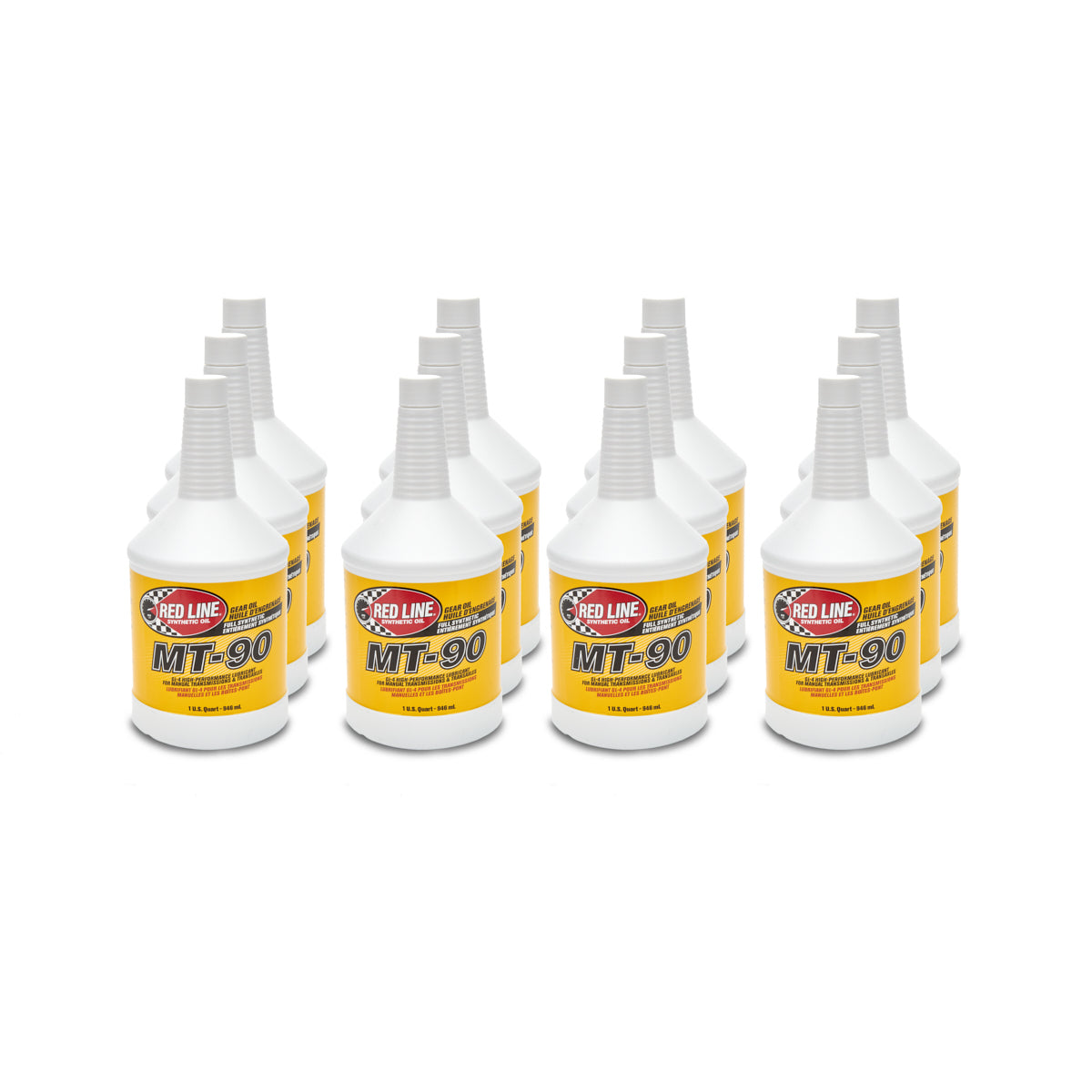 Red Line MT-90 75W90 GL-4 Gear Oil - 1 Quart (Case of 12)